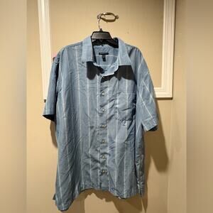 Van‎ Heusen Blue Striped Men's Shirt